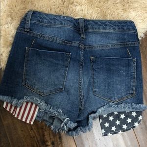 Mossimo Supply Co. Shorts - American flag high rise shorts Mossimo Supply Co. Shorts - American flag high rise shorts